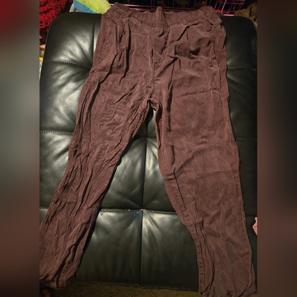Burgandy Casual Pants